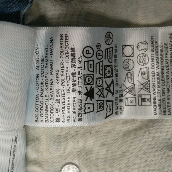 Levi's 511 men's classic slim fit Denim blue jeans 32×32 Mid rise straight leg - Picture 11 of 16